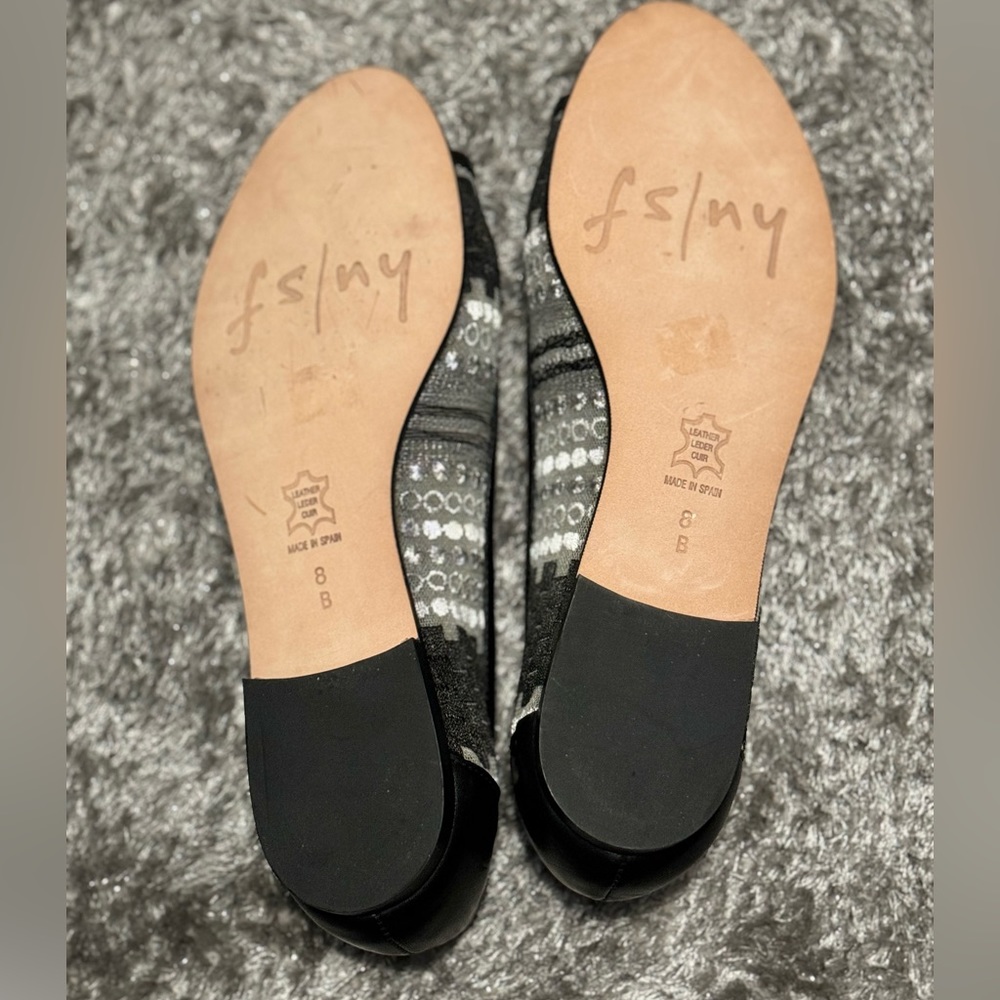 NWOB- fs/ny open-toe flats - Picture 4 of 8